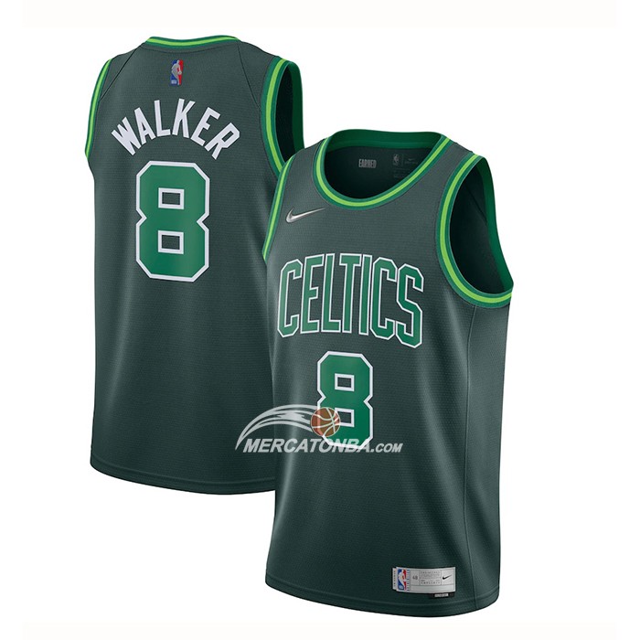 Maglia Boston Celtics Kemba Walker Earned 2020-21 Verde
